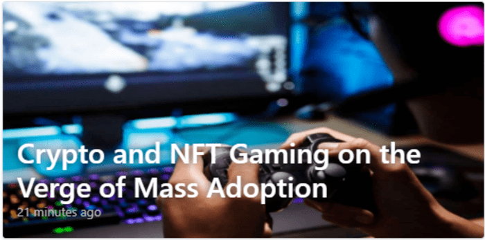 بازی Crypto و NFT در آستانه پذیرش انبوه