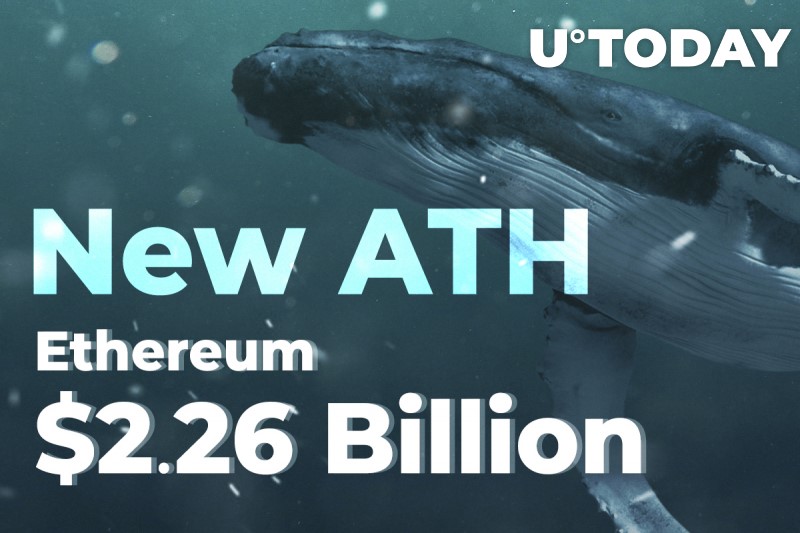 جابجایی 2.26 میلیارد دلار اتر توسط نهنگ ها