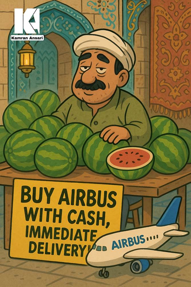 هندوانه , ایر باس شیرین و تازه بدو ببر که تموم شد