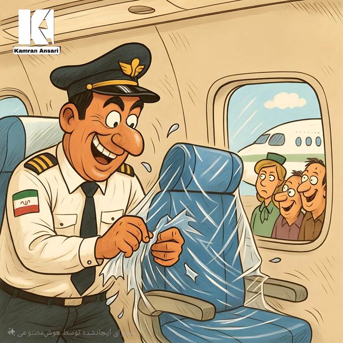 لحظه تاریخی: اولین خلبان ایرانی که توانست  نایلون صندلی هواپیمای صفر را باز کند